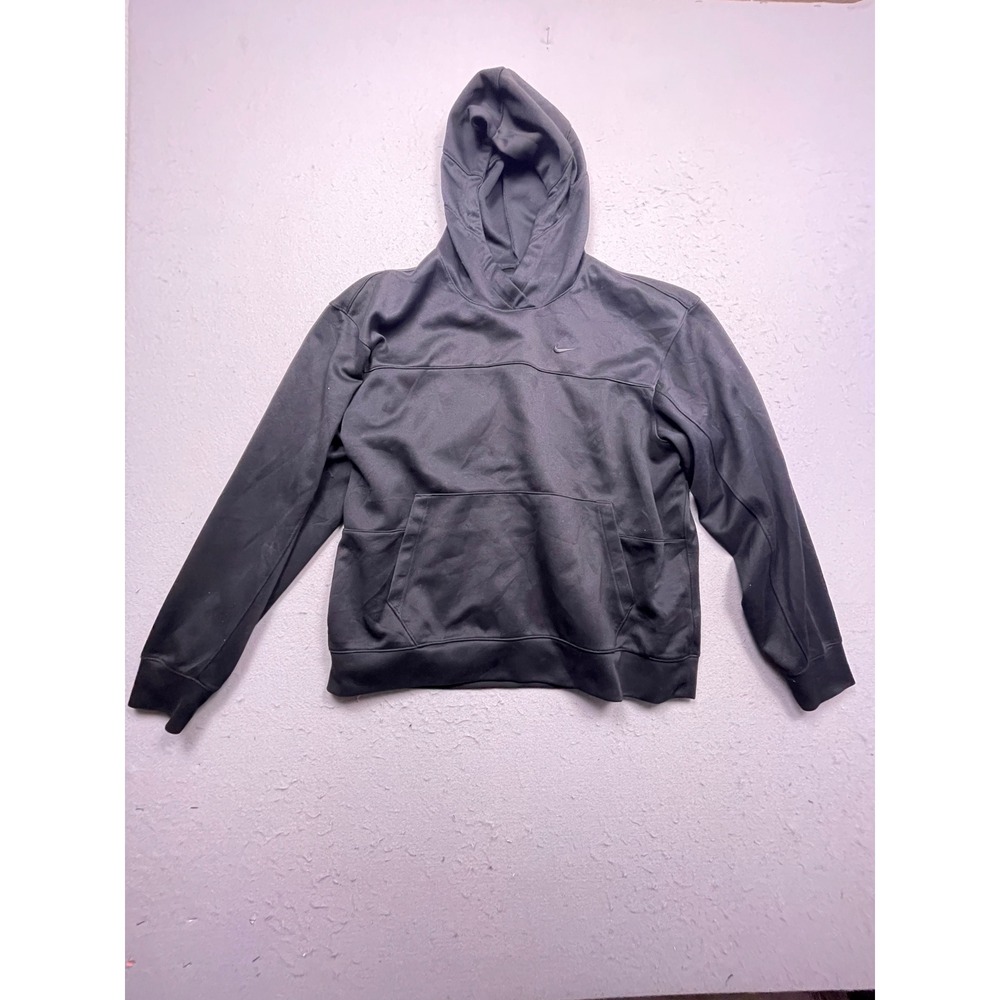 Nike Hoodie Therma-FIT Polyester Black XL Mens
